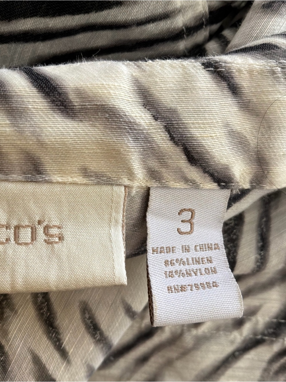 CHICO’S…linen jacket - Picture 8 of 9